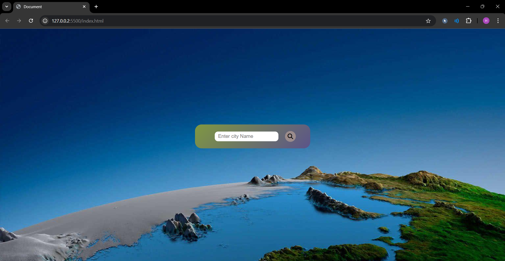 Weather Application Design 1
